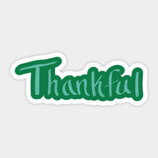 Thankful Sticker